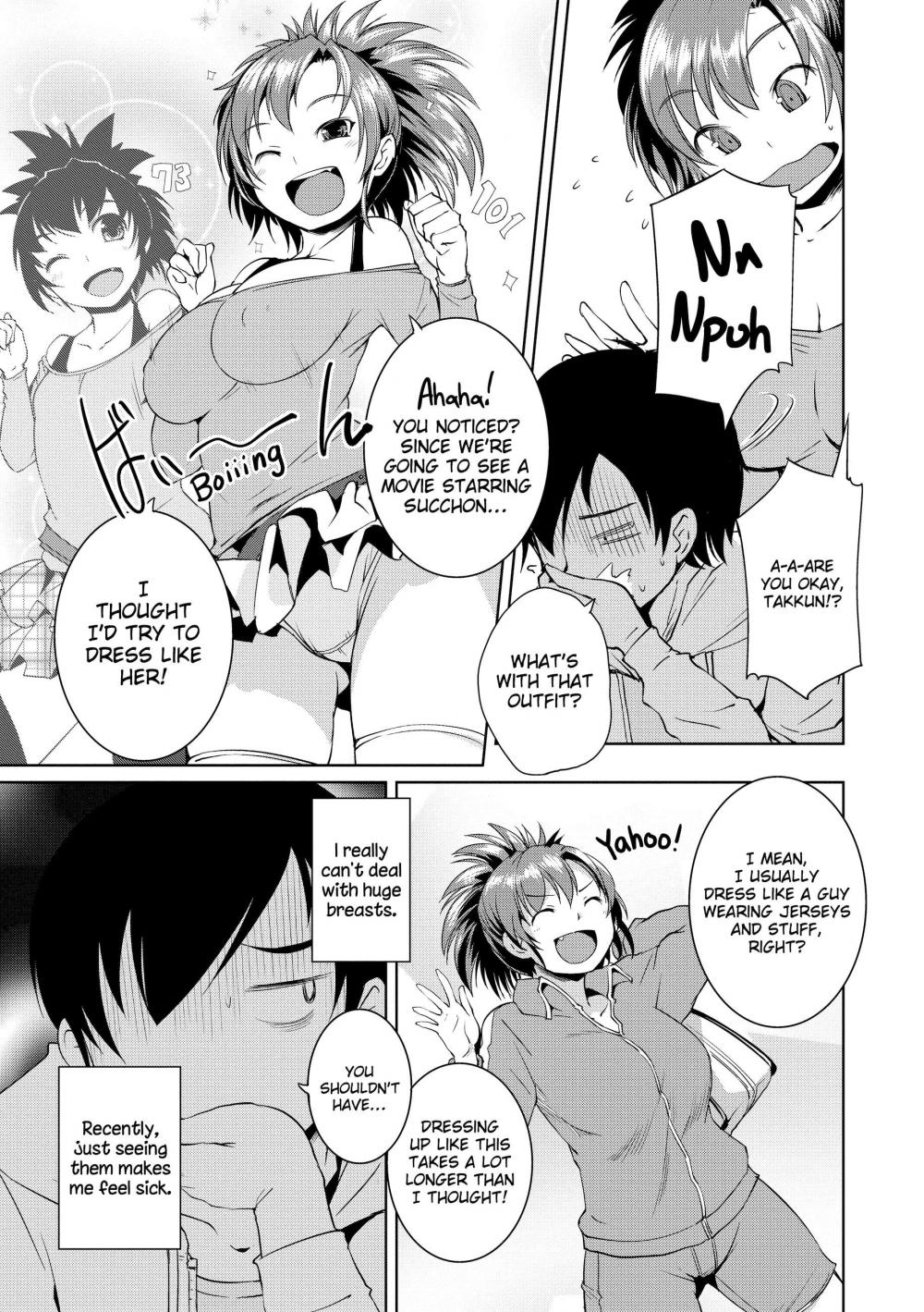 Hentai Manga Comic-Peachy-Butt Girls-Chapter 7 - childhood breast friend-3